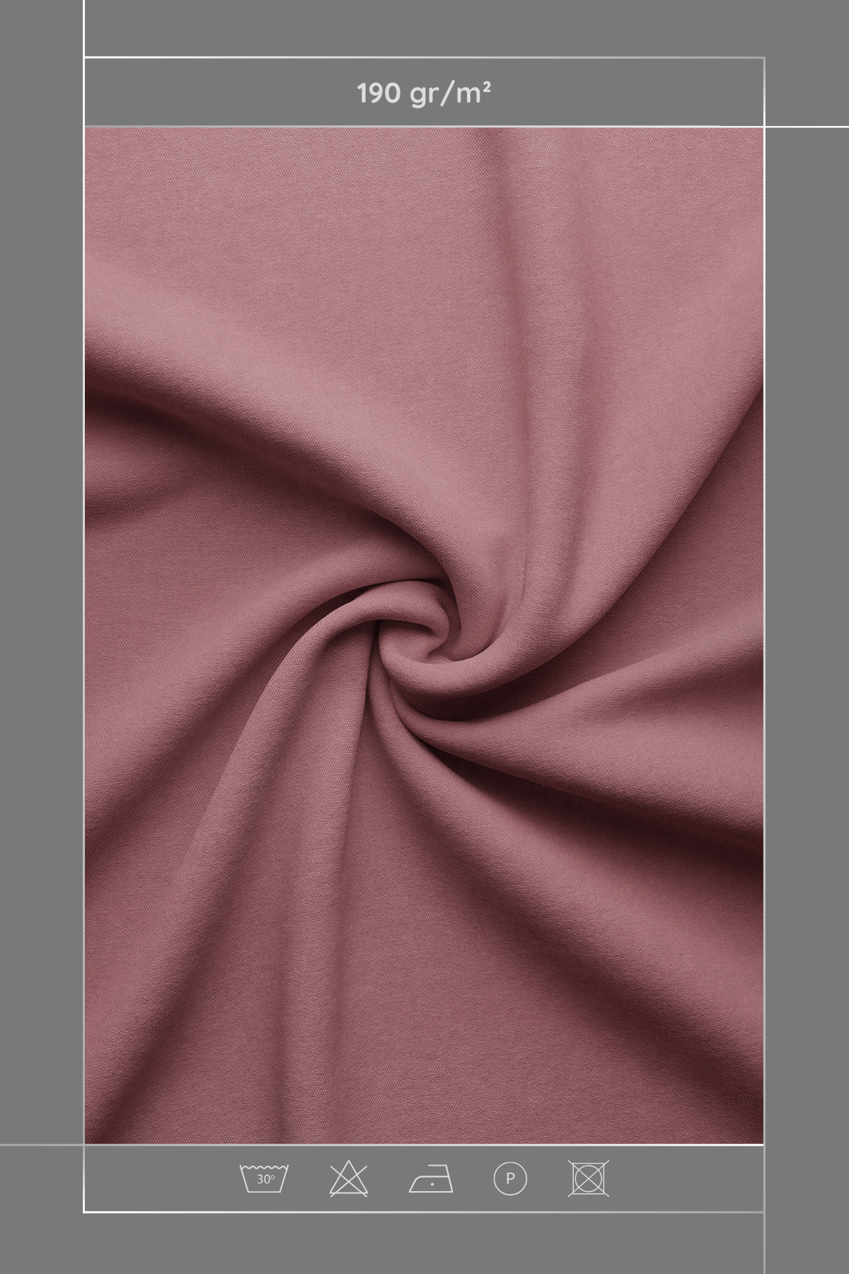 Kadife Dokulu Serisi Gül Kurusu Kumaş