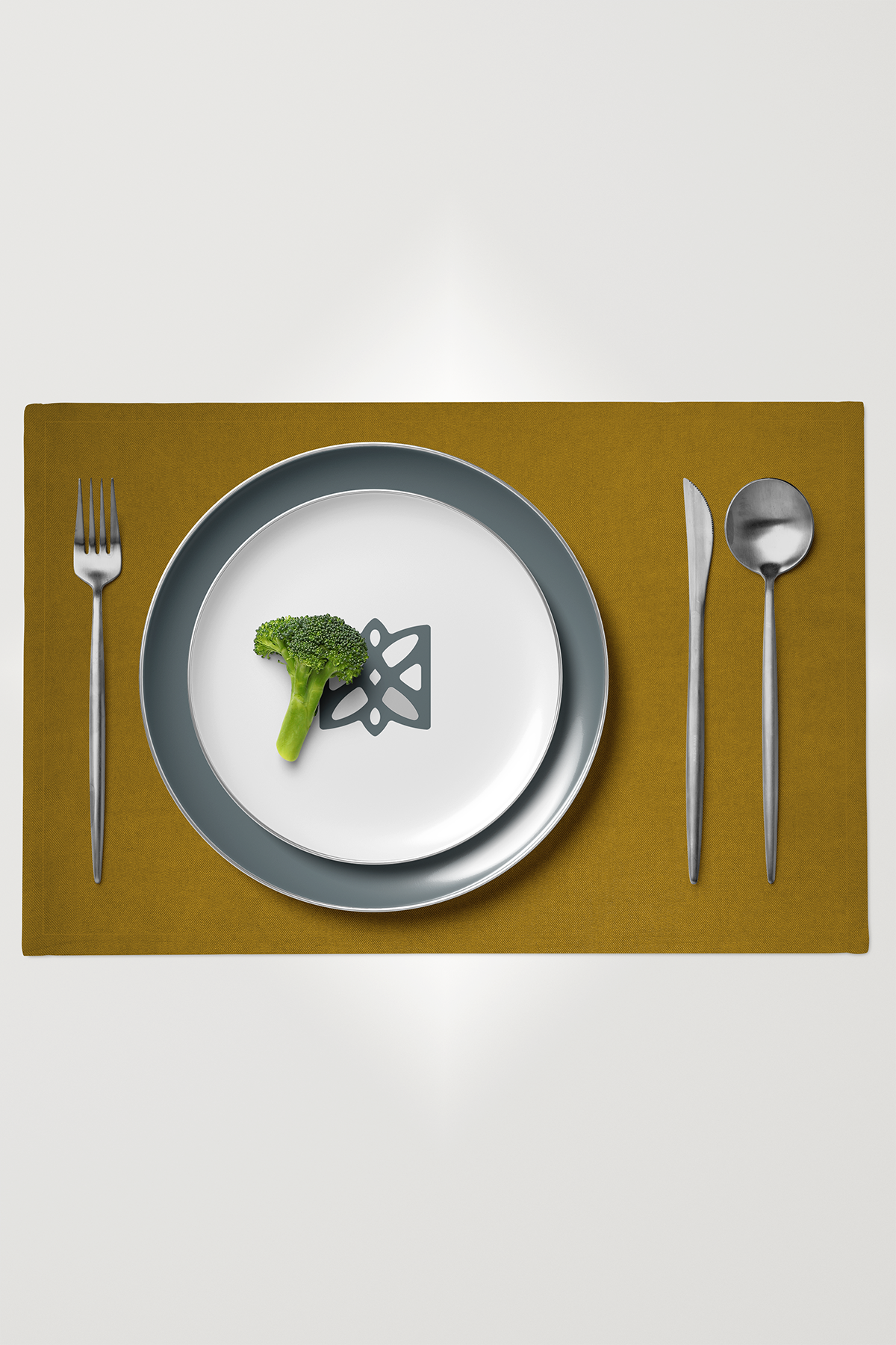 Kadife Dokulu Serisi Hardal 6'lı Amerikan Servis