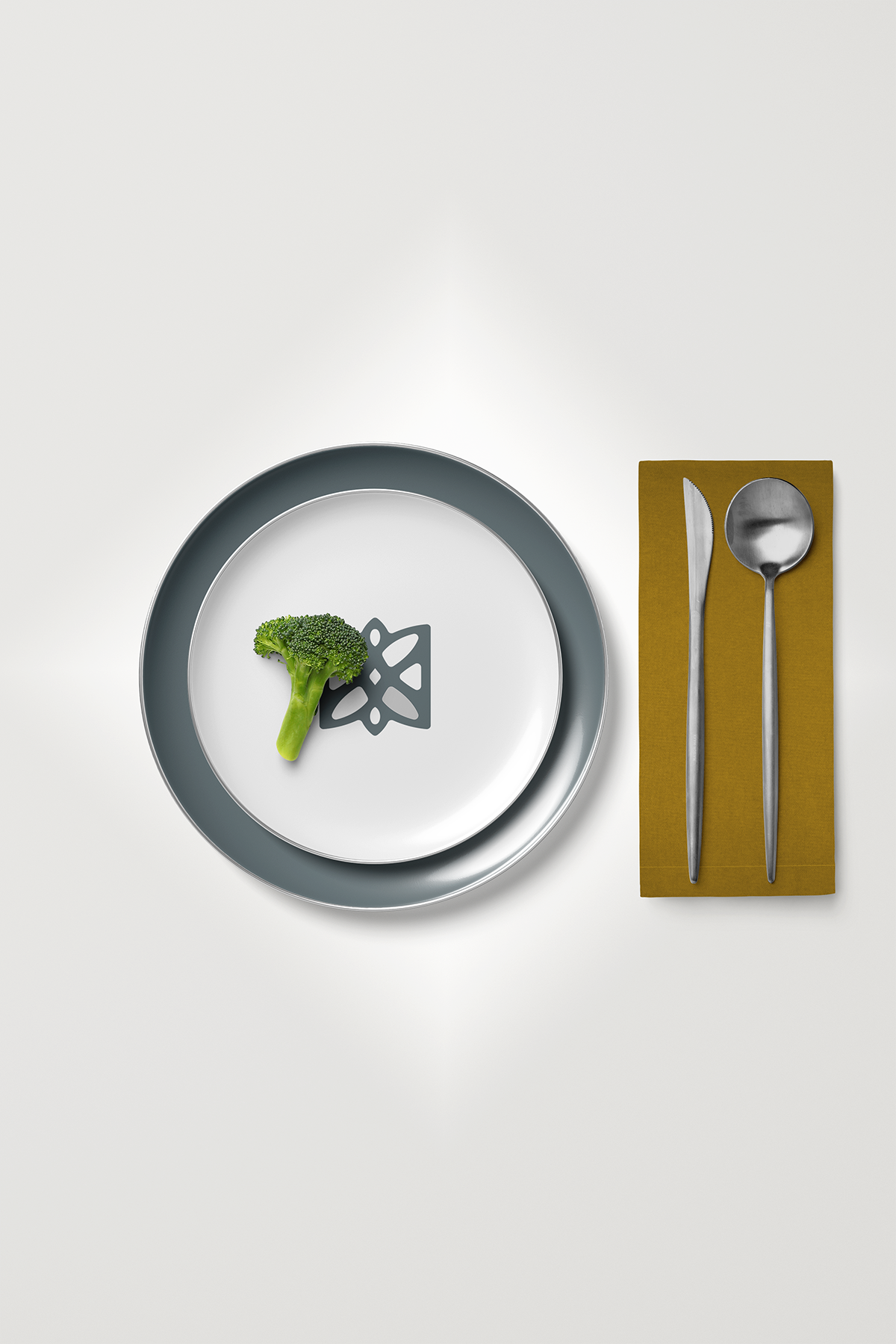 Kadife Dokulu Serisi Hardal 6'lı Servis Peçetesi