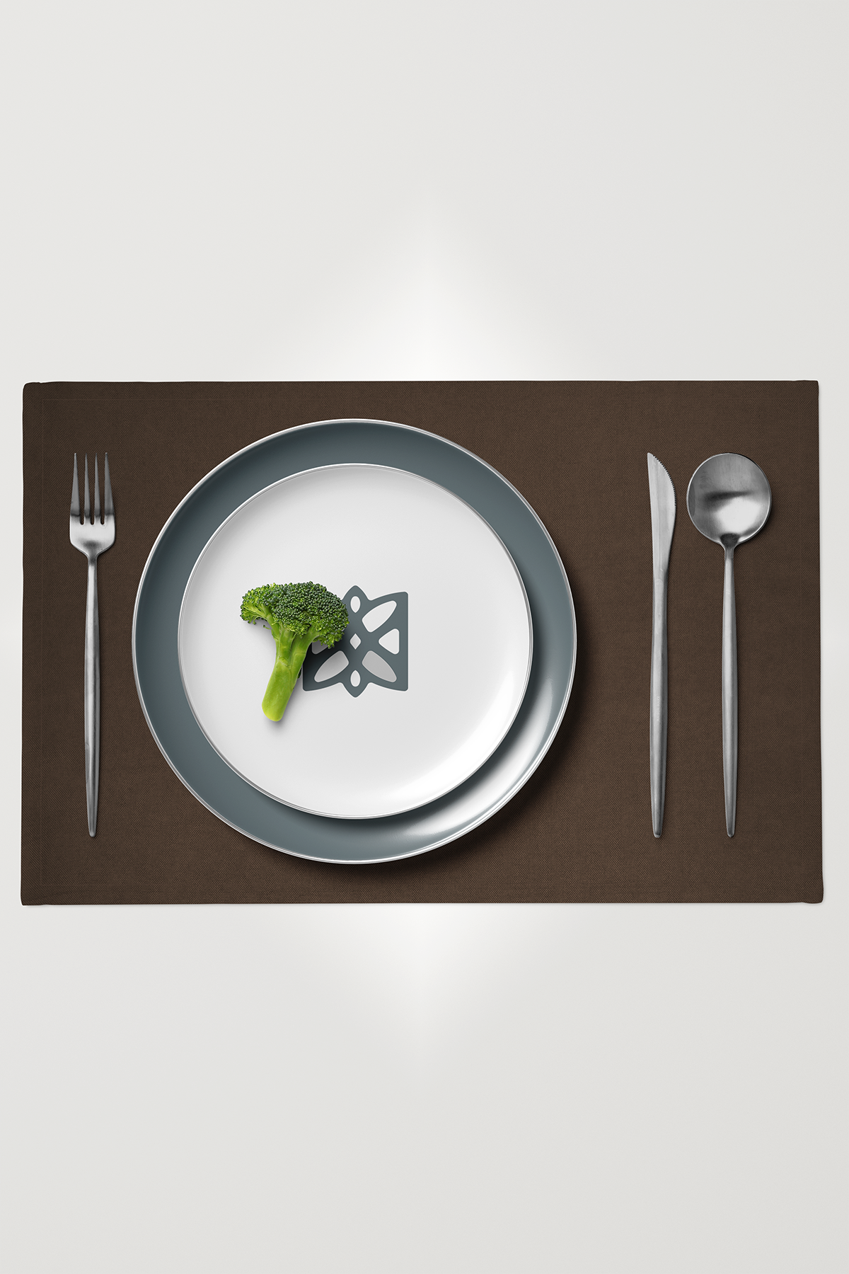 Kadife Dokulu Serisi Kahve 6'lı Amerikan Servis