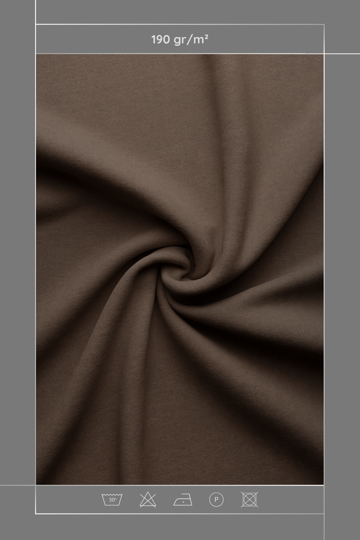 Kadife Dokulu Serisi Kahve Kumaş