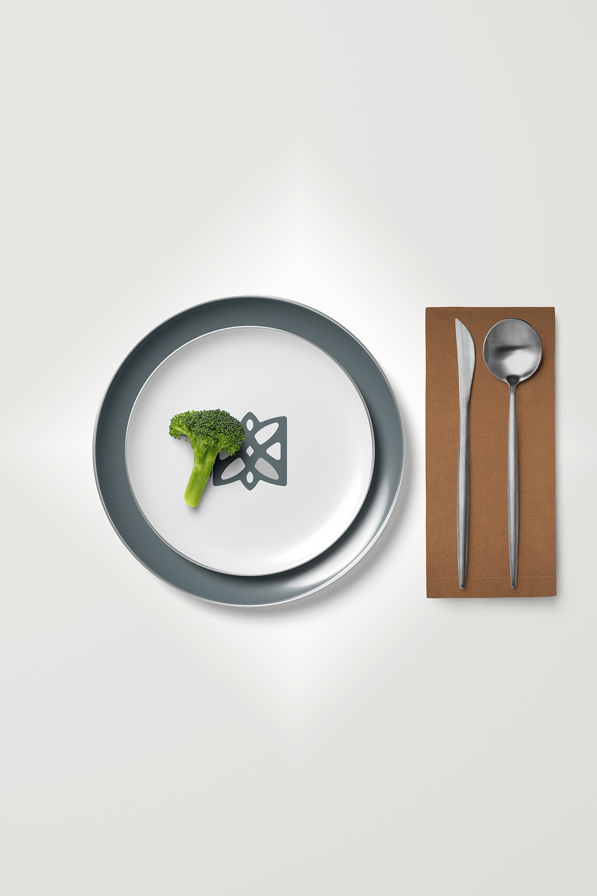 Kadife Dokulu Serisi Kakao 6'lı Servis Peçetesi