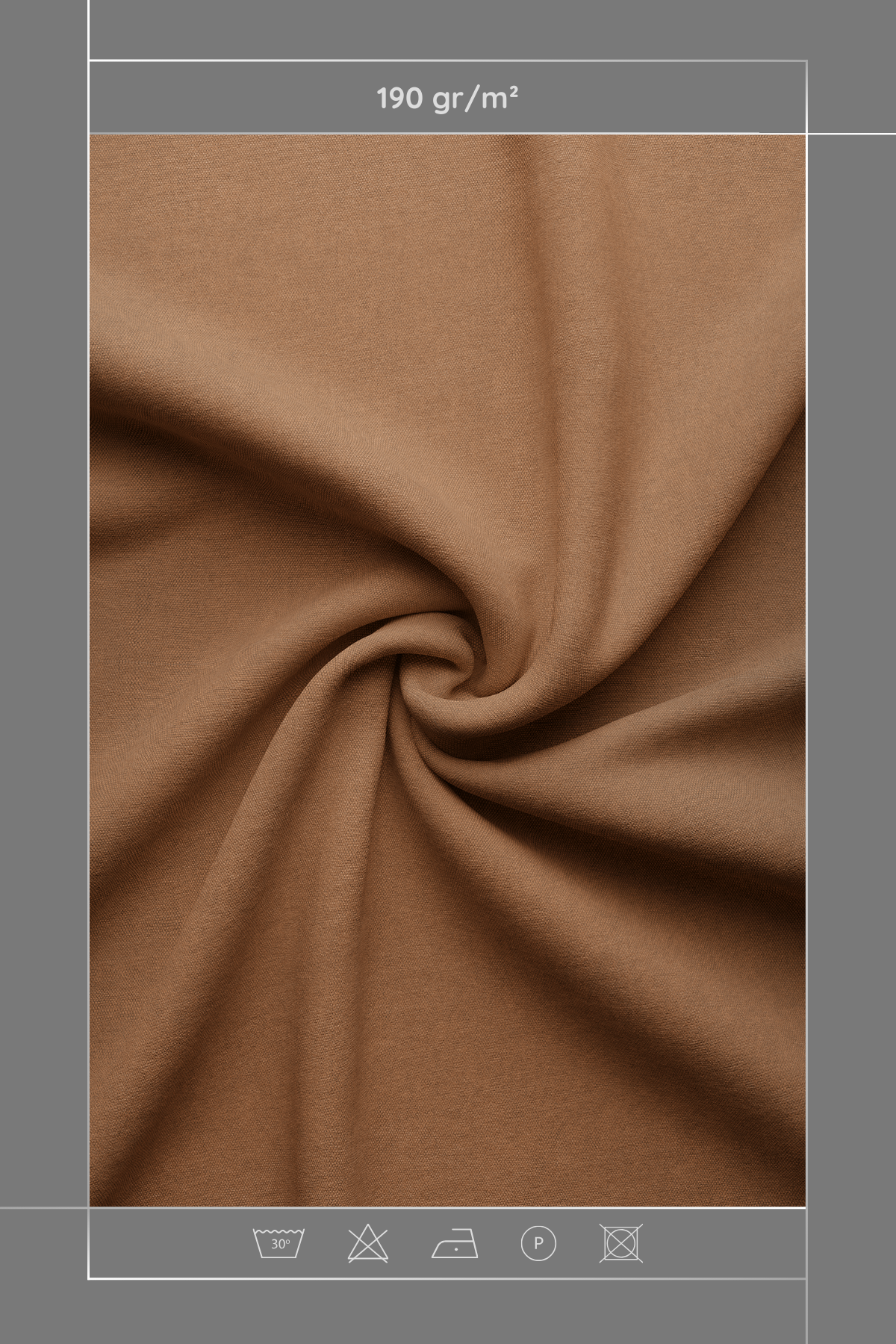 Kadife Dokulu Serisi Kakao Kumaş