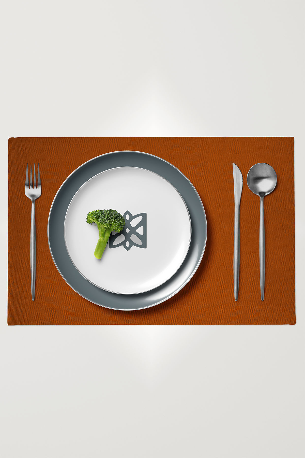 Kadife Dokulu Serisi Kiremit 6'lı Amerikan Servis