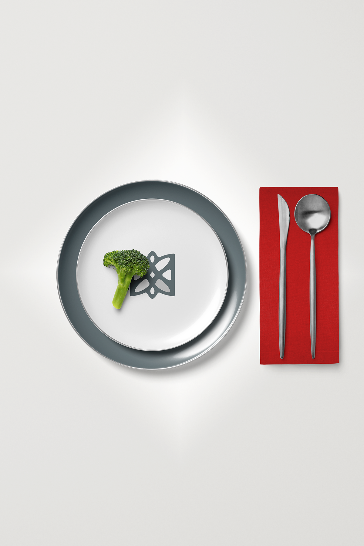 Kadife Dokulu Serisi Kırmızı 6'lı Servis Peçetesi