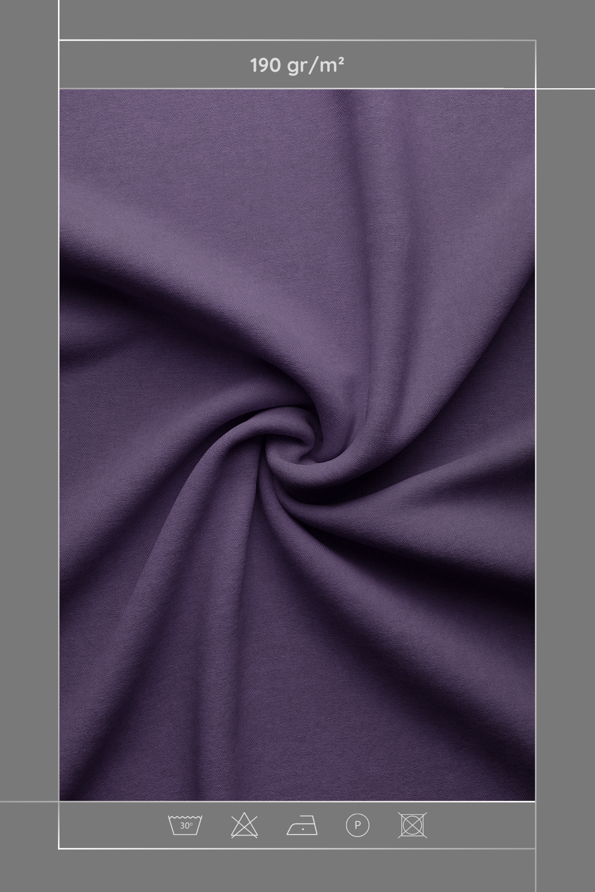 Kadife Dokulu Serisi Koyu Mor Kumaş