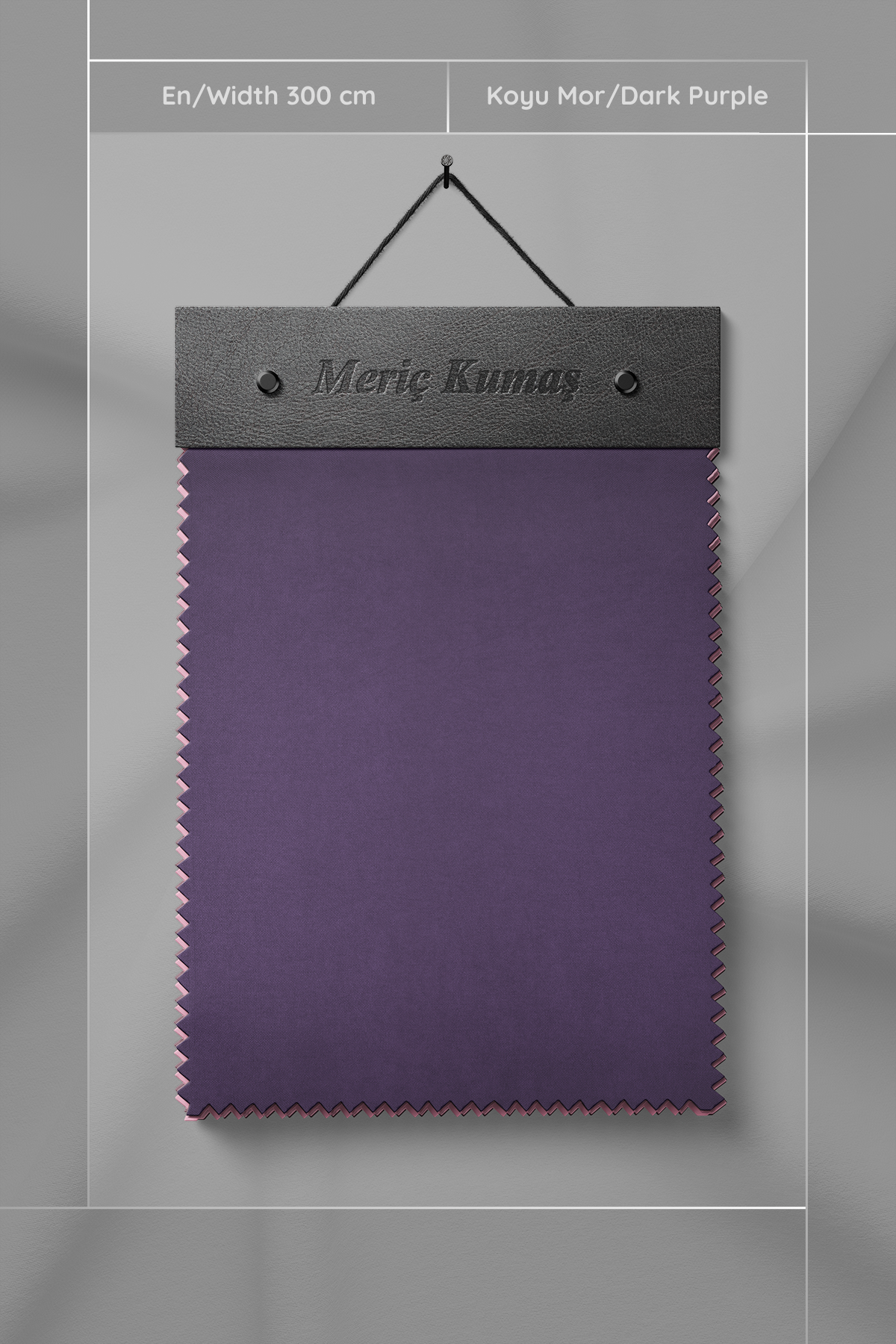 Kadife Dokulu Serisi Koyu Mor Kumaş