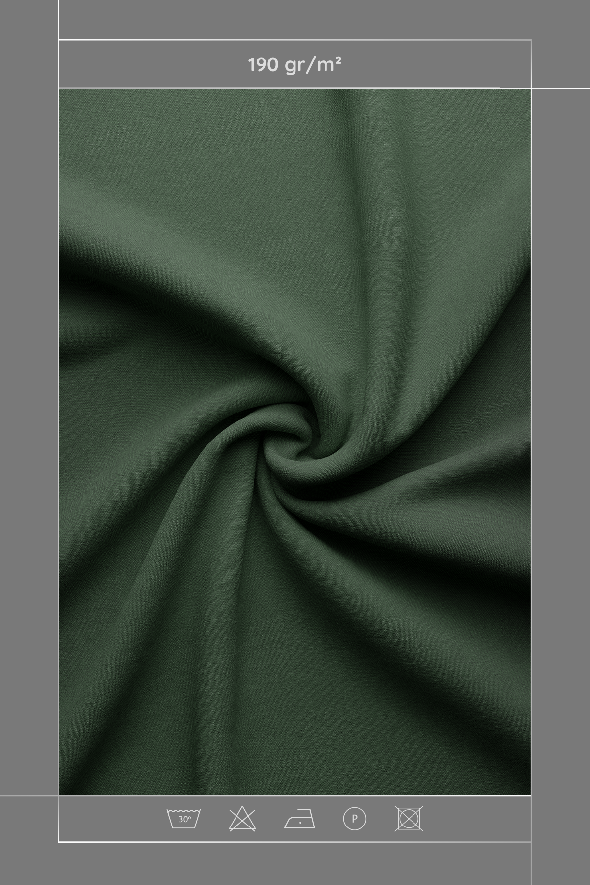 Kadife Dokulu Serisi Koyu Yeşil Kumaş