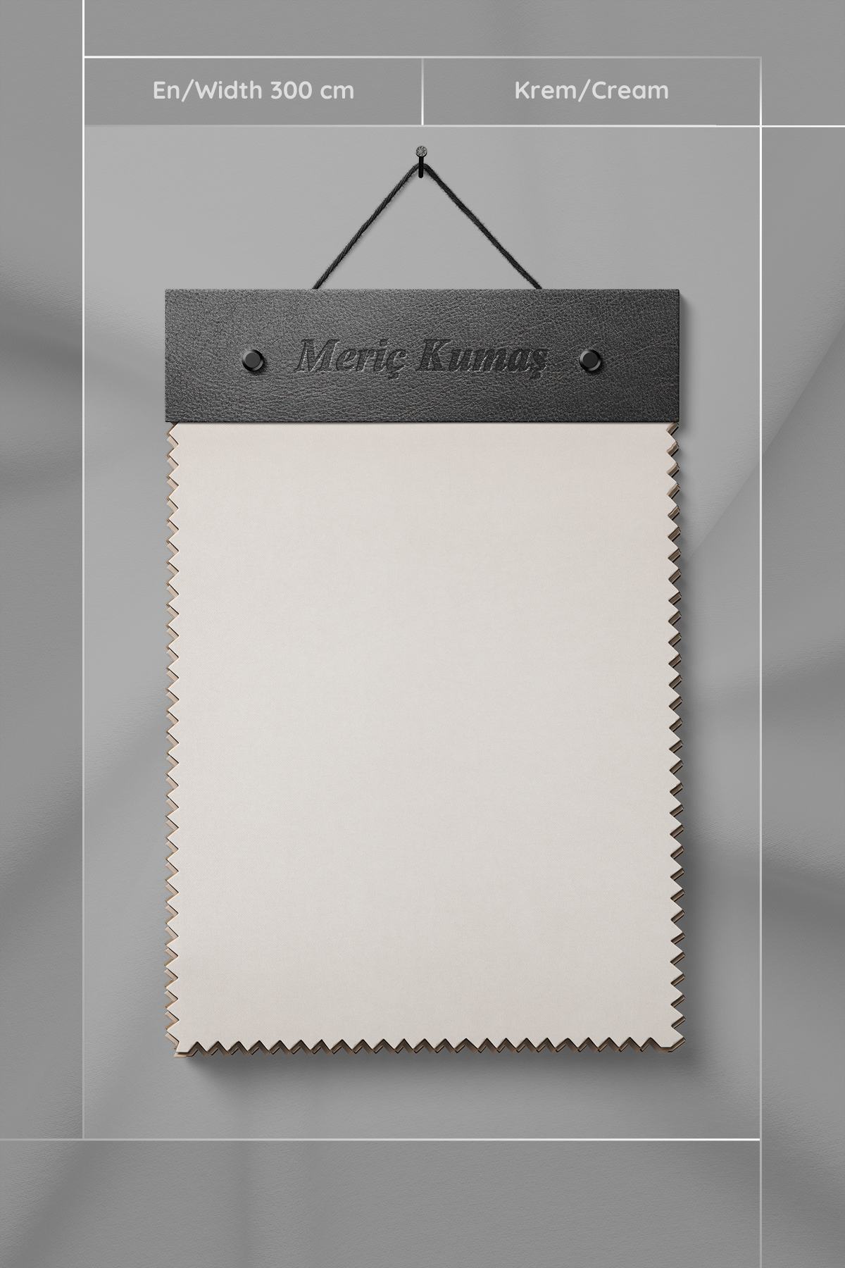 Kadife Dokulu Serisi Krem Kumaş