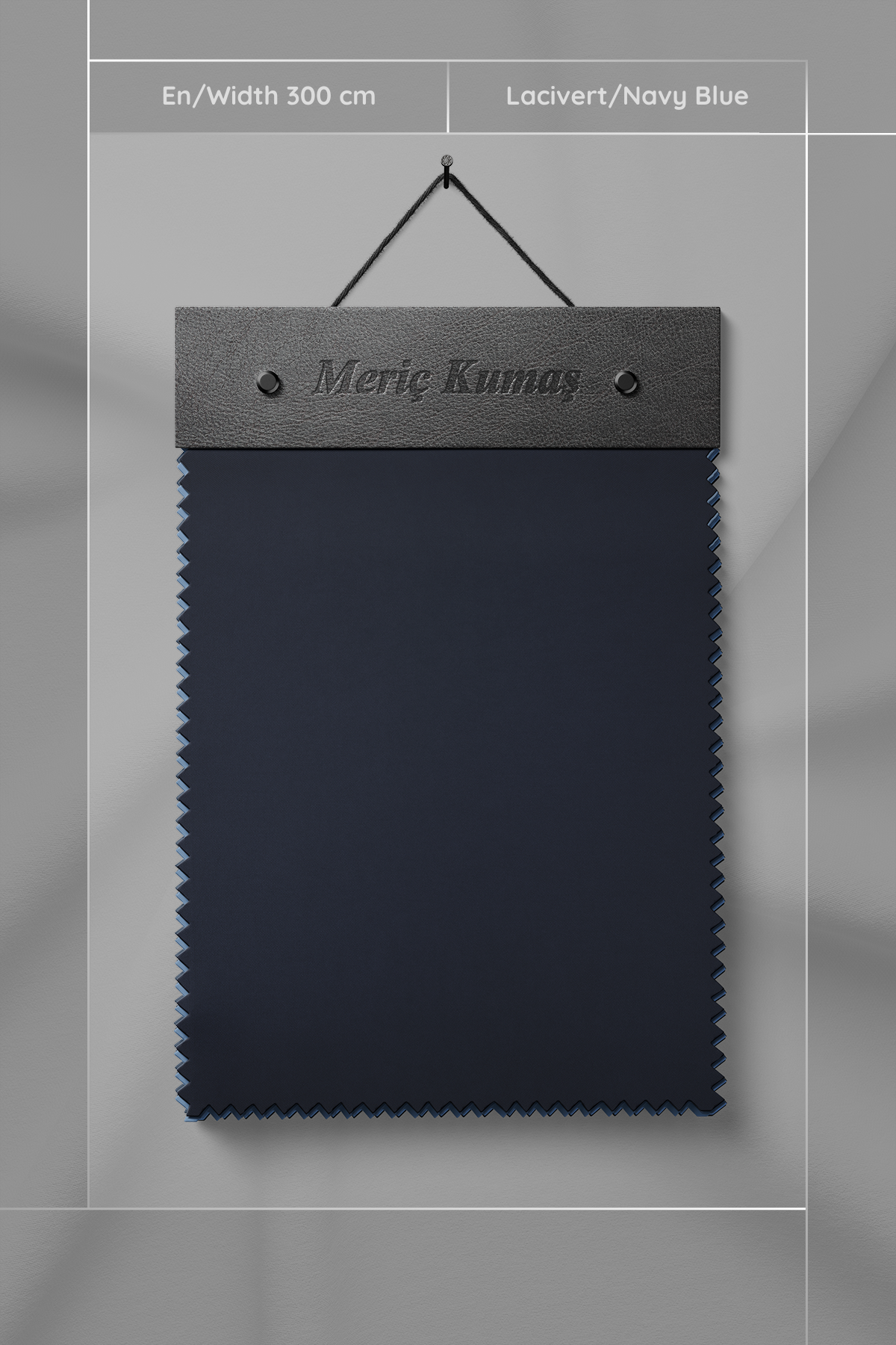 Kadife Dokulu Serisi Lacivert Kumaş