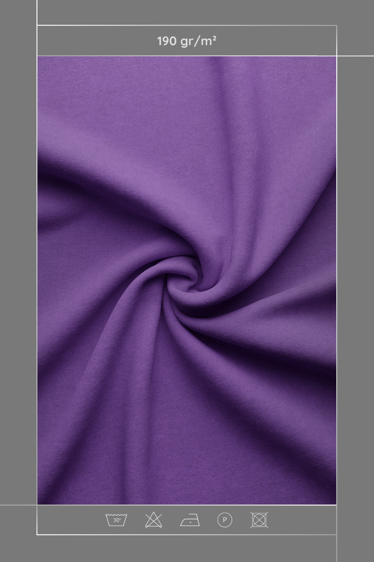 Kadife Dokulu Serisi Mor Kumaş