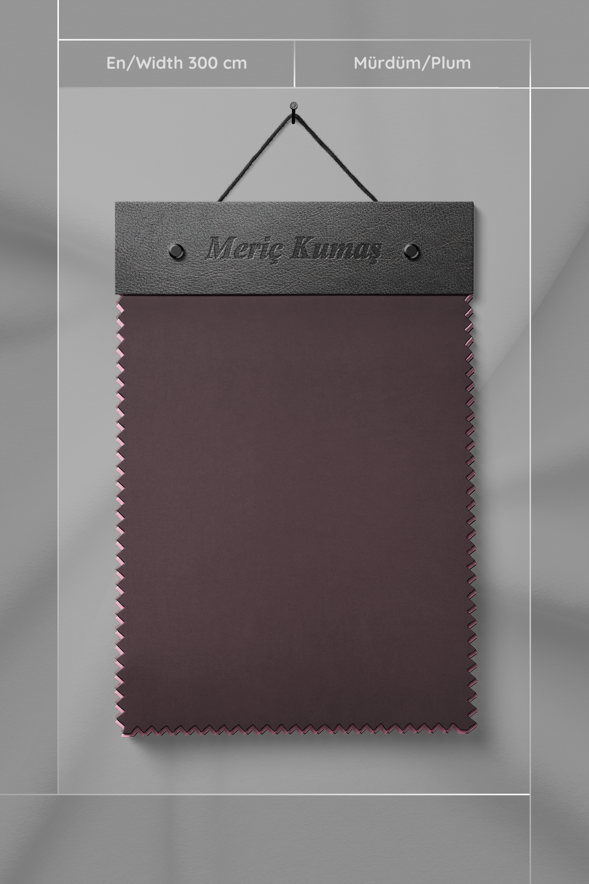 Kadife Dokulu Serisi Mürdüm Kumaş