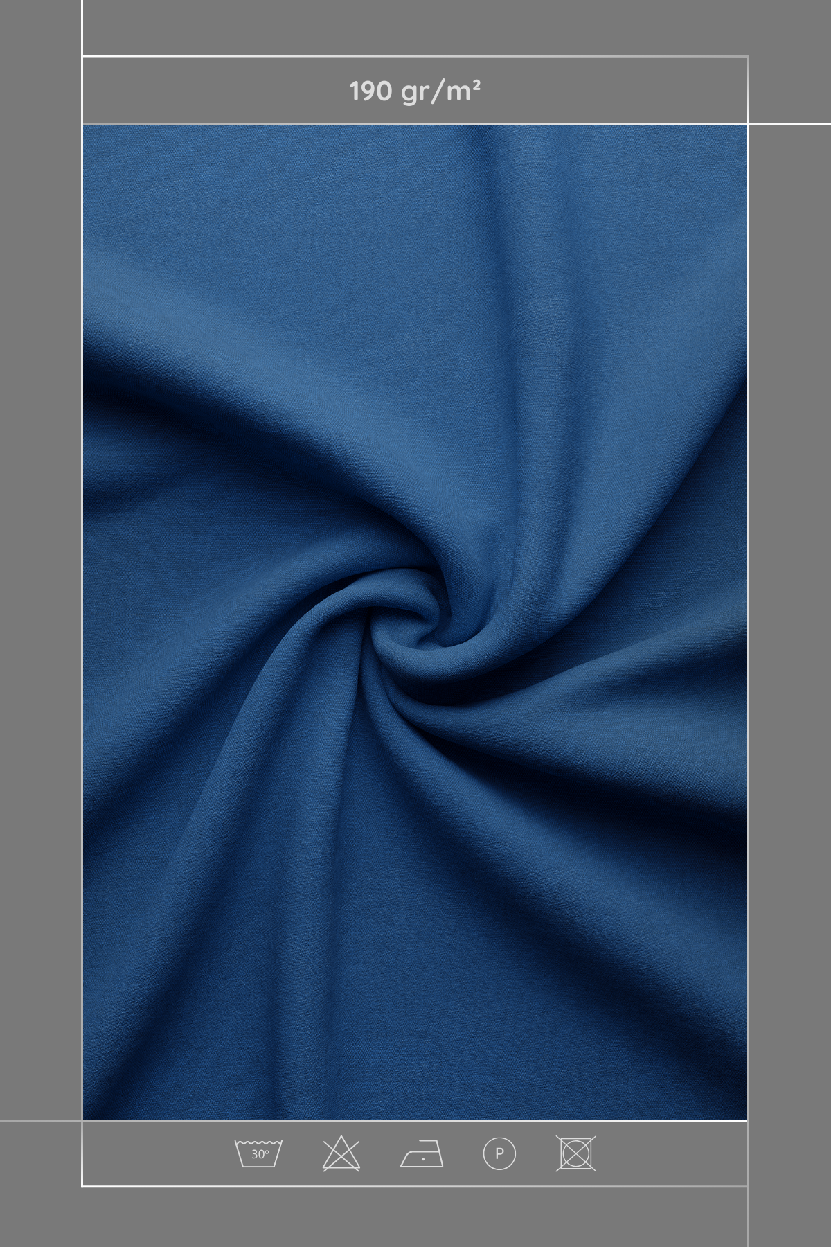 Kadife Dokulu Serisi Parlament Mavi Kumaş