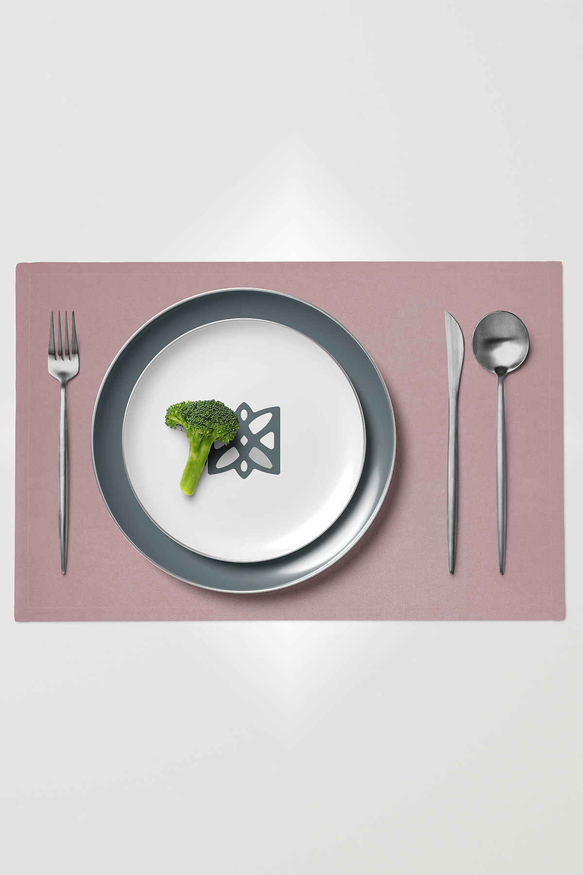 Kadife Dokulu Serisi Pudra 6'lı Amerikan Servis