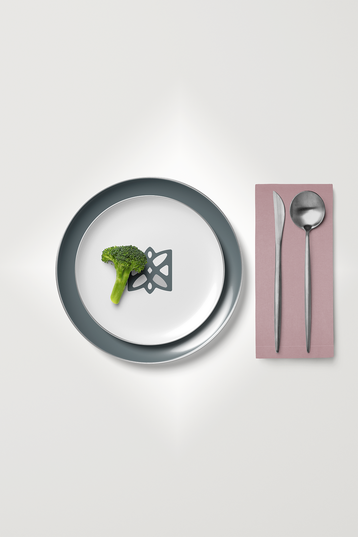 Kadife Dokulu Serisi Pudra 6'lı Servis Peçetesi