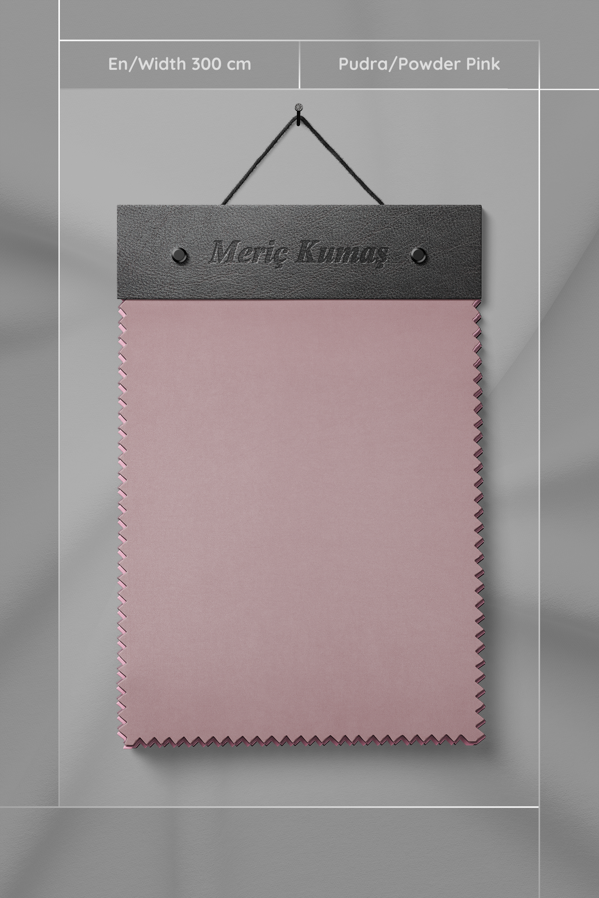 Kadife Dokulu Serisi Pudra Kumaş