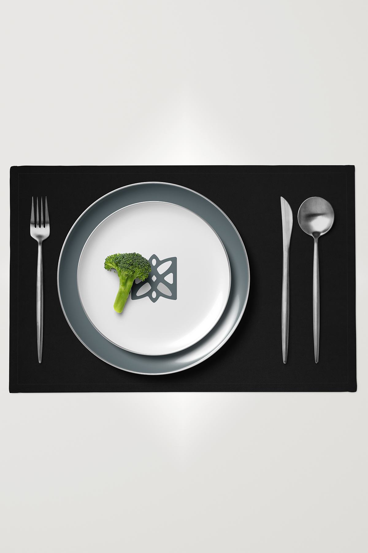 Kadife Dokulu Serisi Siyah 6'lı Amerikan Servis