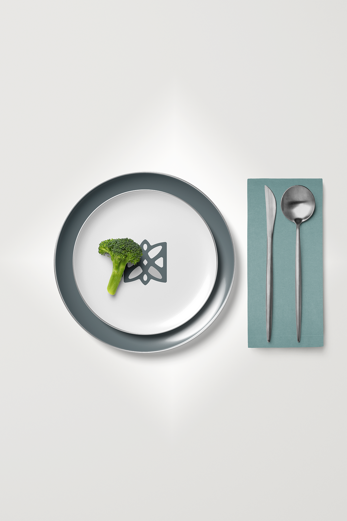 Kadife Dokulu Serisi Su Yeşili 6'lı Servis Peçetesi