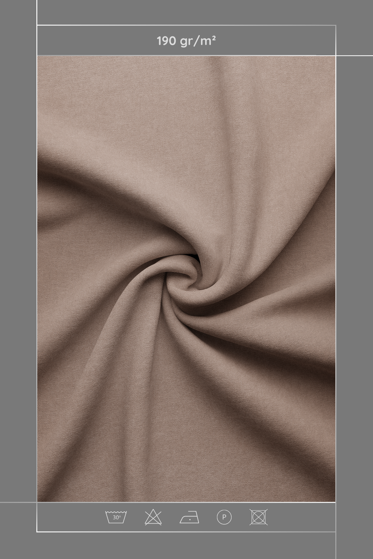 Kadife Dokulu Serisi Sütlü Kahve Kumaş