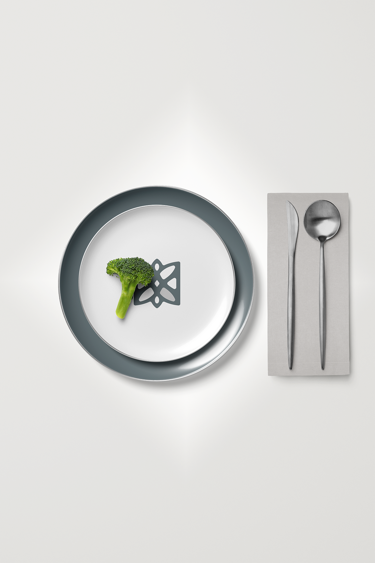 Kadife Dokulu Serisi Taş 6'lı Servis Peçetesi