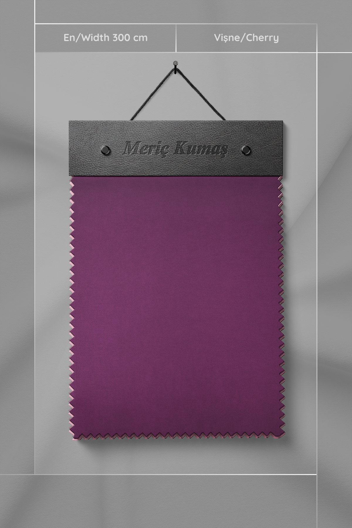 Kadife Dokulu Serisi Vişne Kumaş