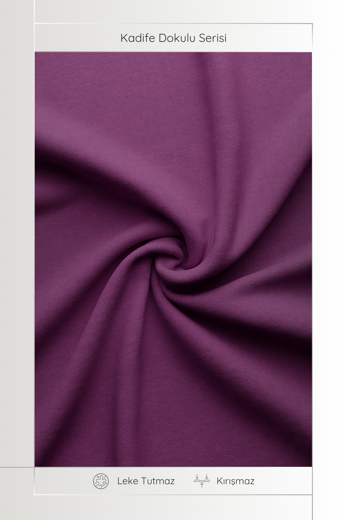 Kadife Dokulu Serisi Vişne Masa Örtüsü