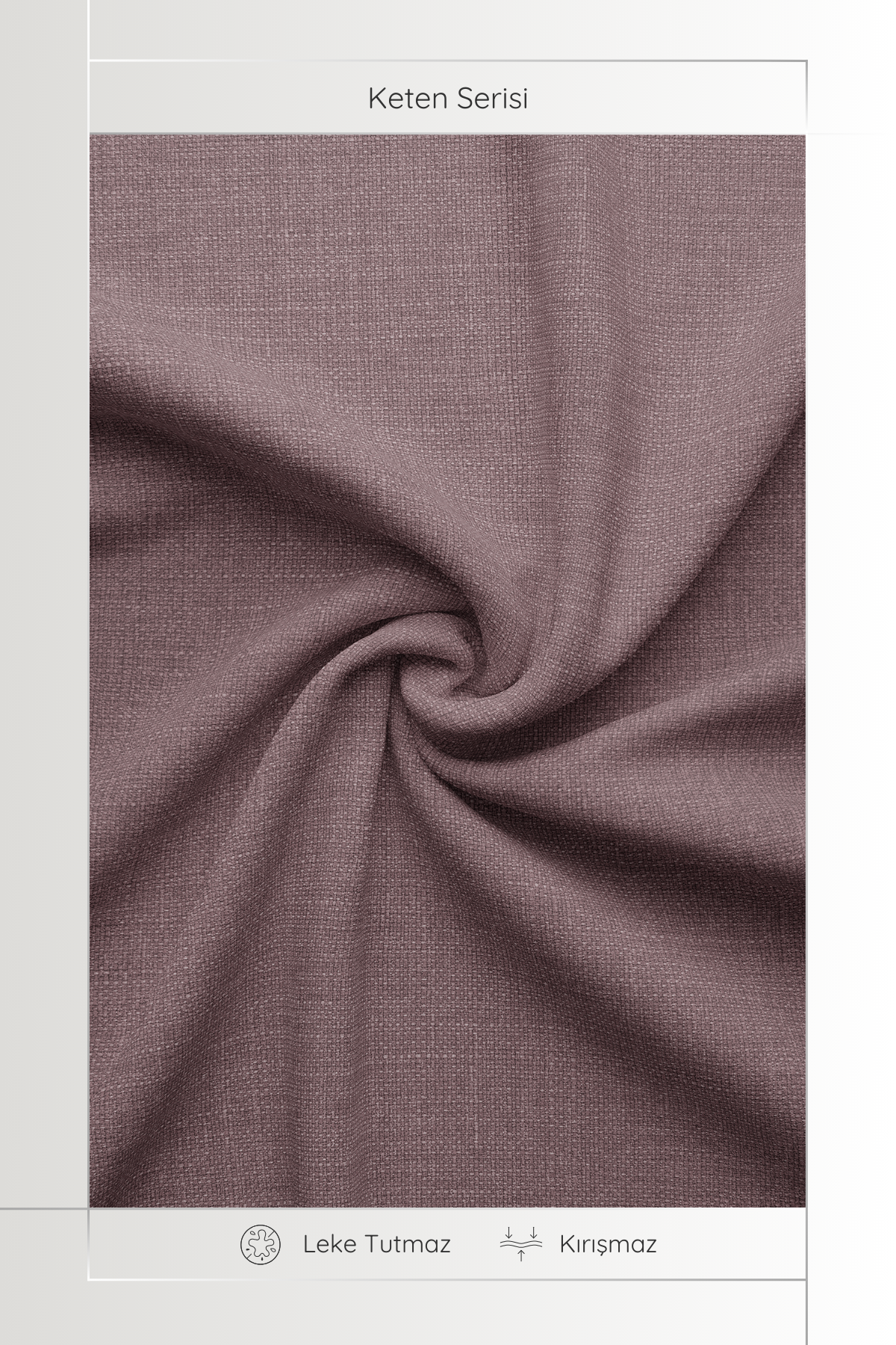 Keten Serisi Gül Kurusu Masa Örtüsü