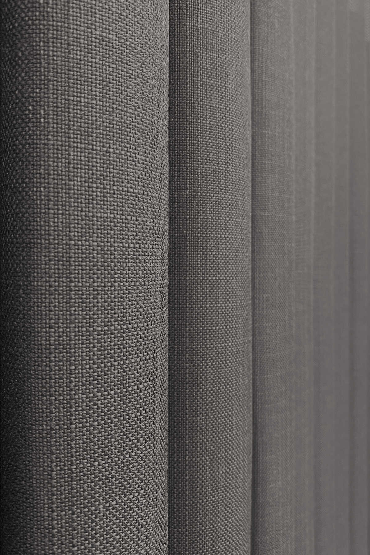 Keten Serisi Ponpon Desen Antrasit Pano Fon Perde