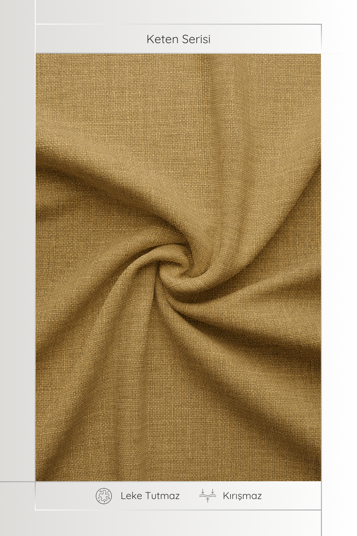 Keten Serisi Safran Masa Örtüsü