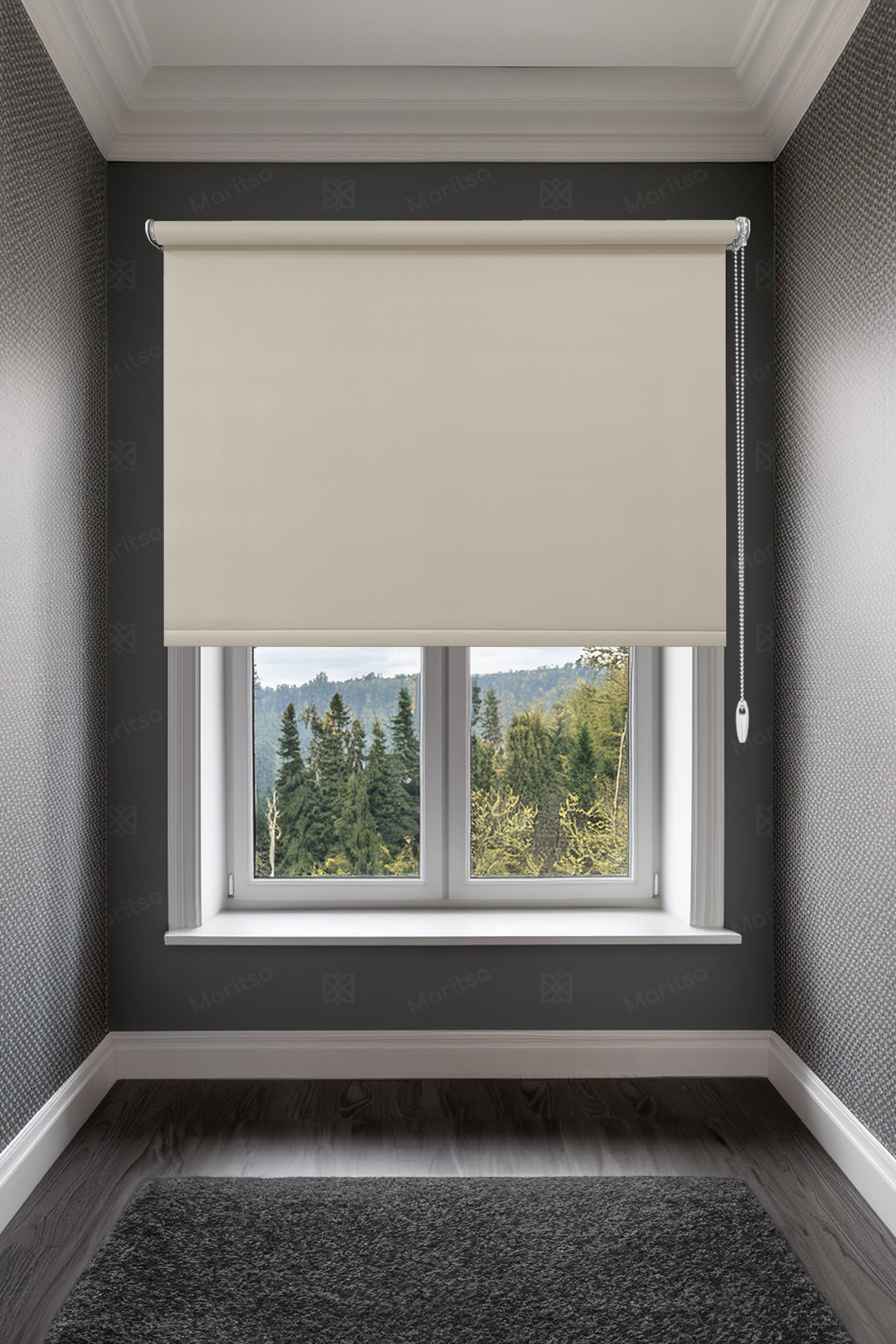 Mat Polyester Kum Beji Stor Perde