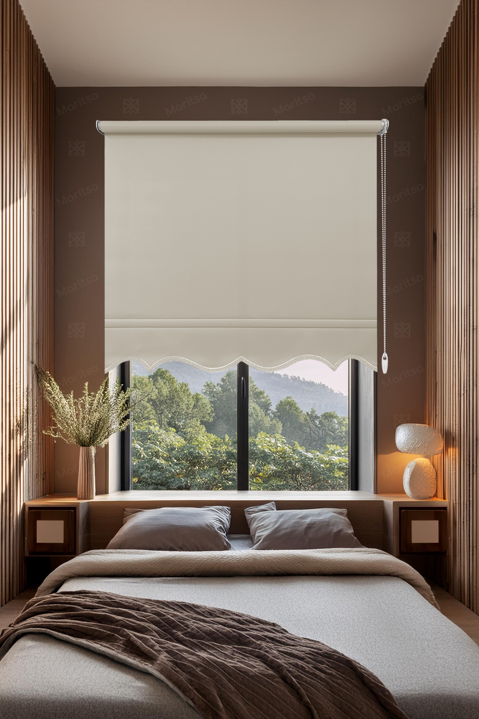 Mat Polyester Kum Beji Stor Perde