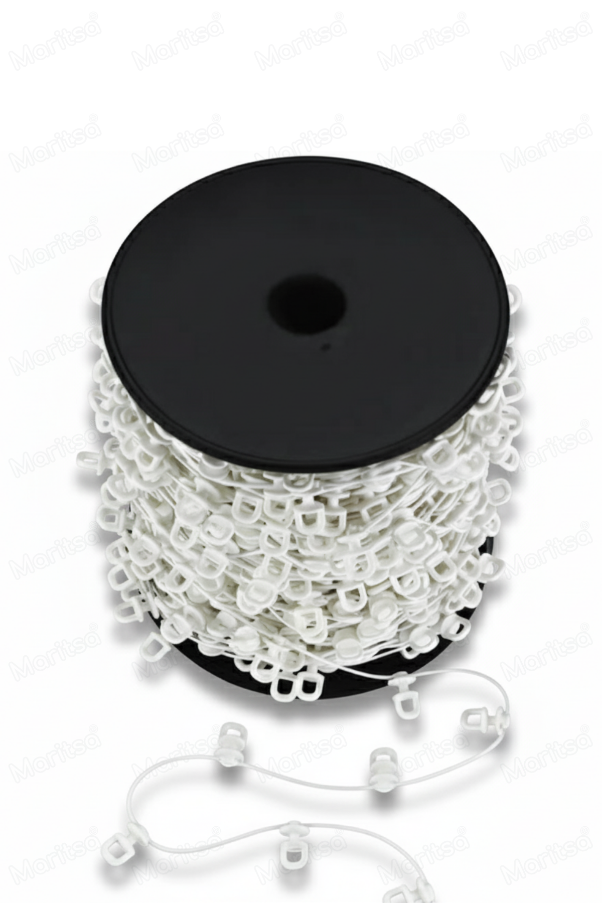 S Pile Perde Ruleti - İpli Korniş Düğmesi 