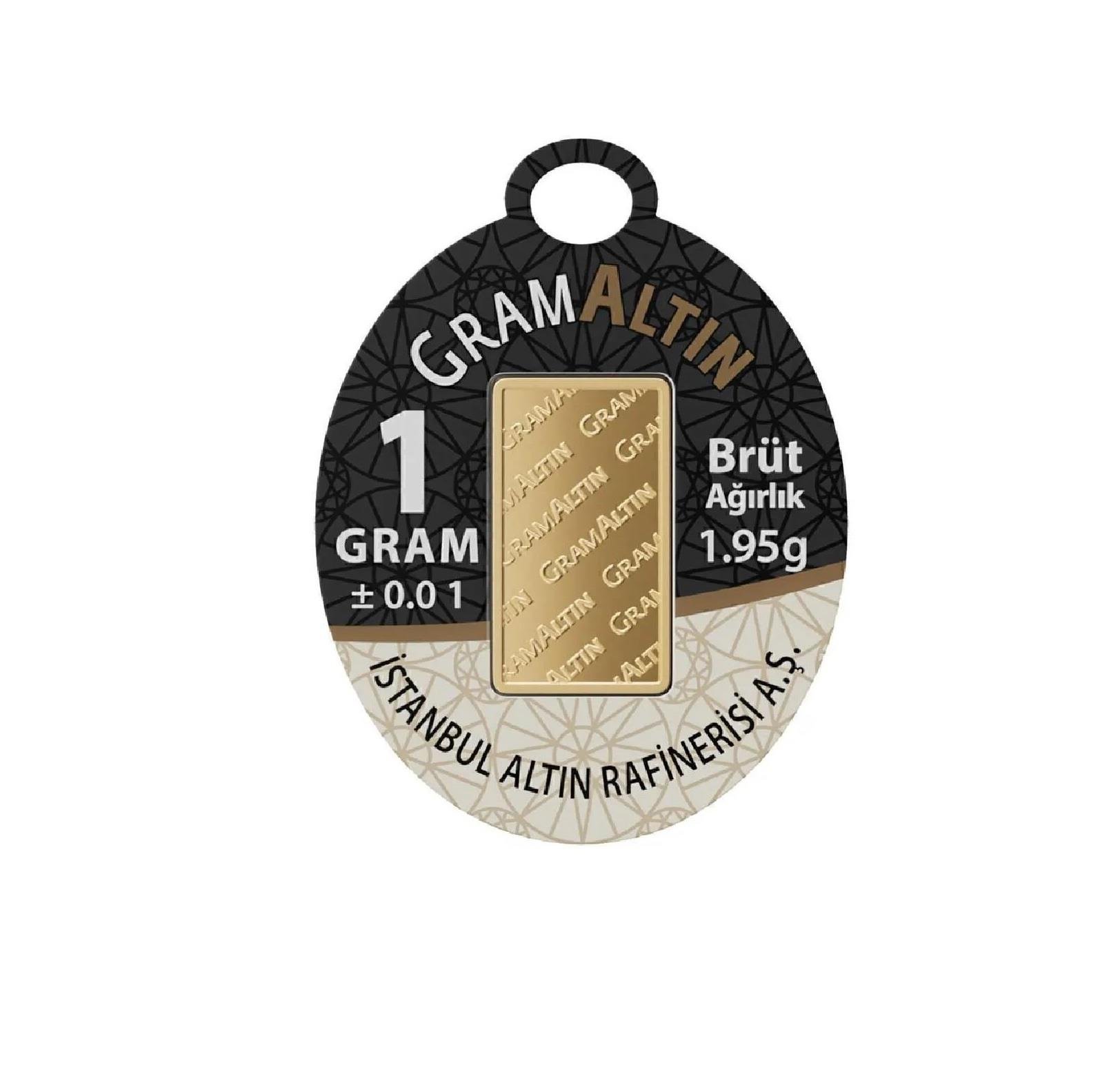 1 Gram 24 Ayar Külçe Gram Altın Ziynet Gold