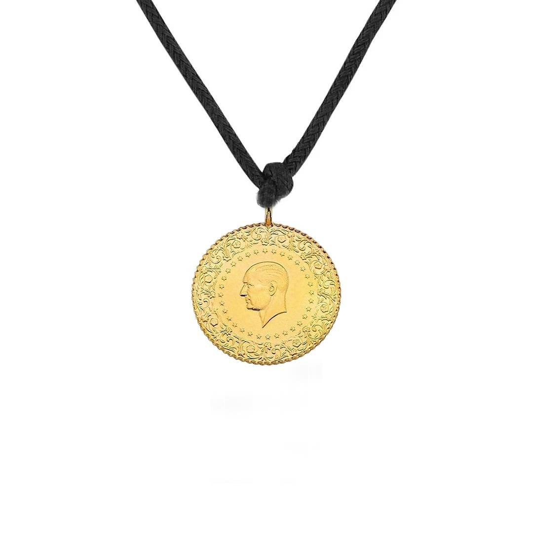 Yeni Tarih 22 Ayar Kolye Çeyrek Altın Ziynet Gold ZG2233