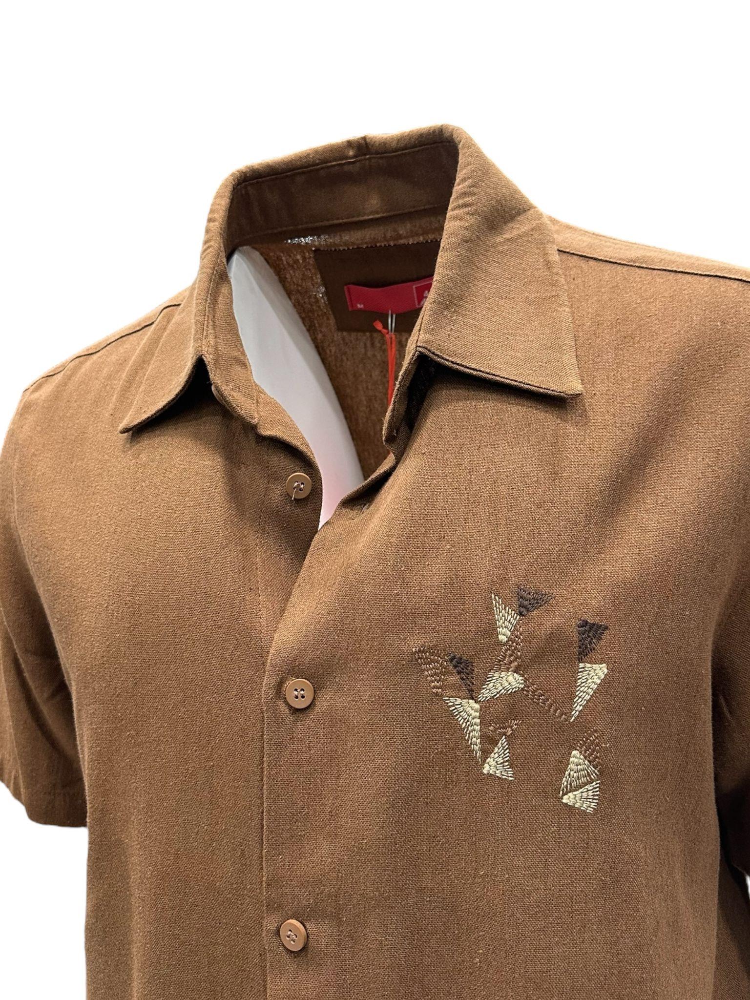 23y1980-03 Rope Keten Gömlek