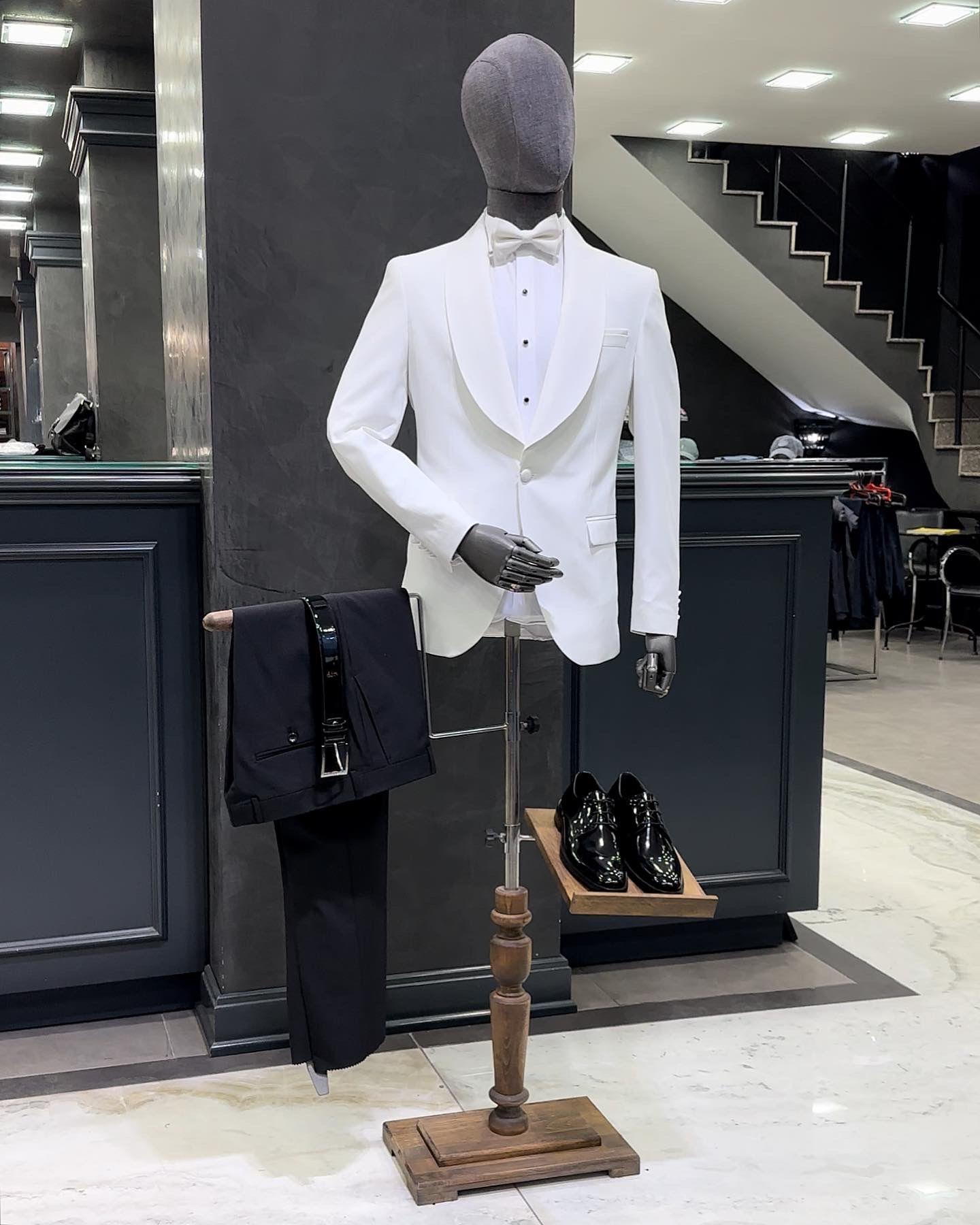 23Y5030-21 Şal Yaka Smokin