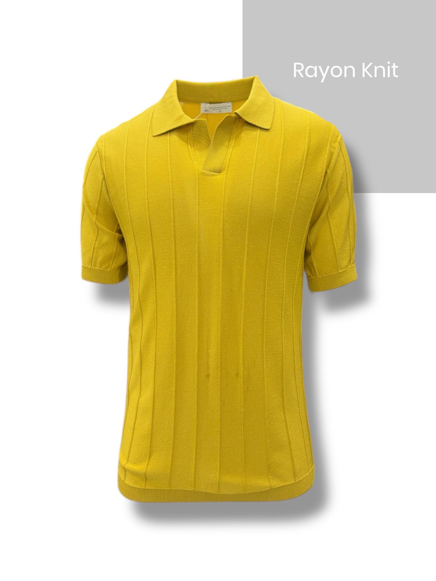 Çizgili Rayon T-shırt