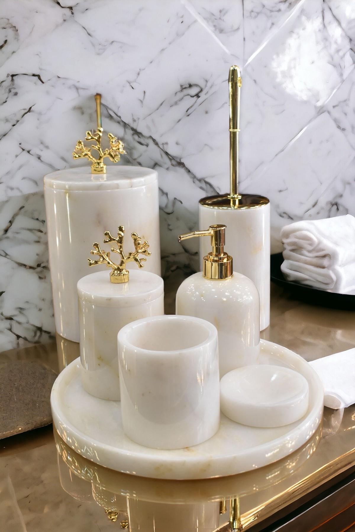 Yaren StyleDoğal Mermer 7 li Banyo SetiDoğal Mermer 7 li Banyo Seti