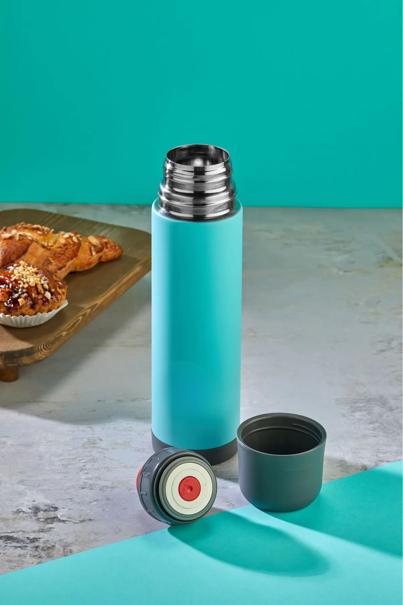 Yaren Style500 ml Çift Kat Paslanmaz Termos – Sızdırmaz & Çay Kahve için SiyahSızdırmaz Çift Kat Paslanmaz Çelik Termos – Turkuvaz | Çay Kahve İçin | Kamp, Piknik, Ofis, Outdoor