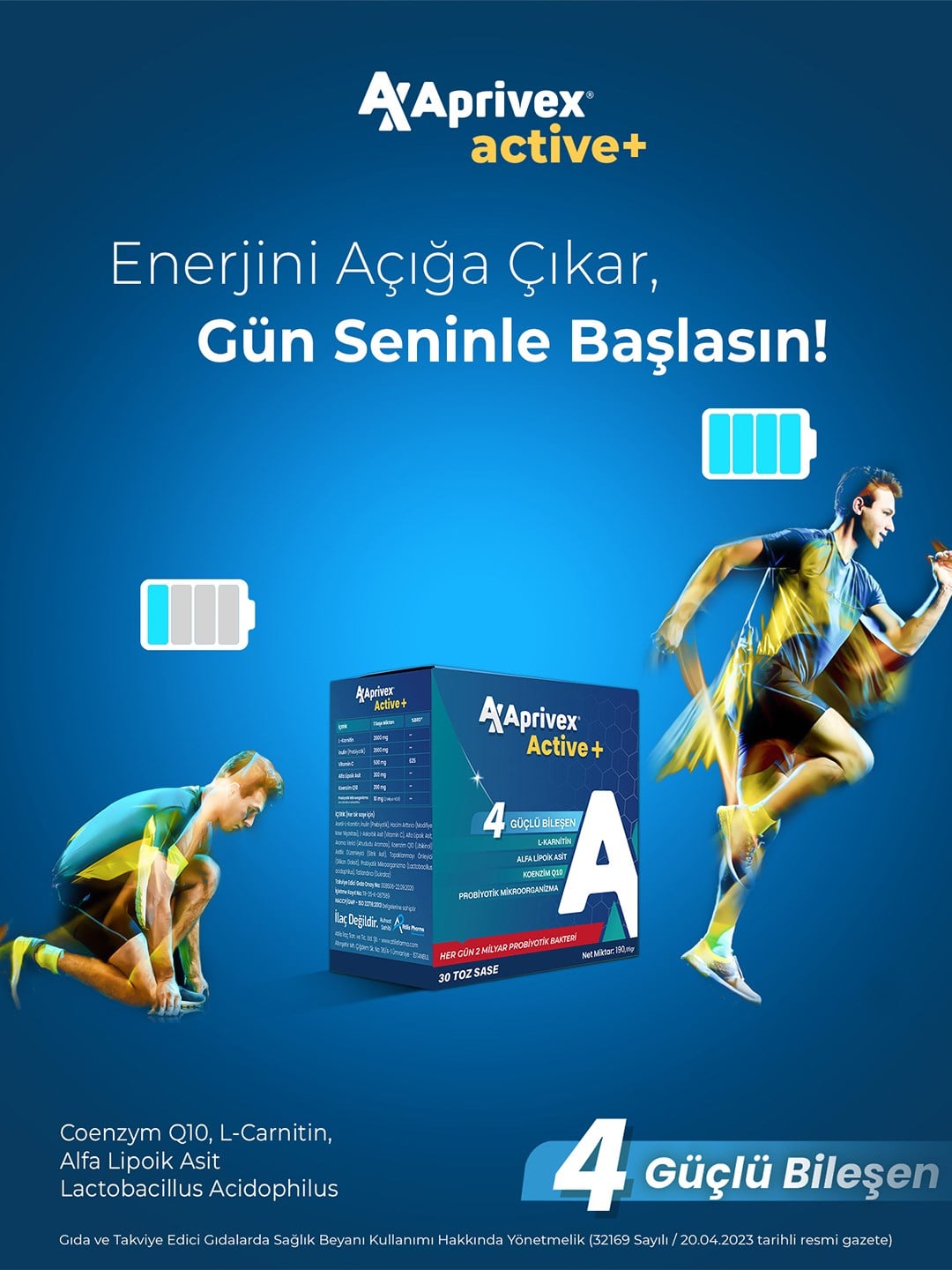 Aprivex Active Plus 4 Güçlü Bileşen