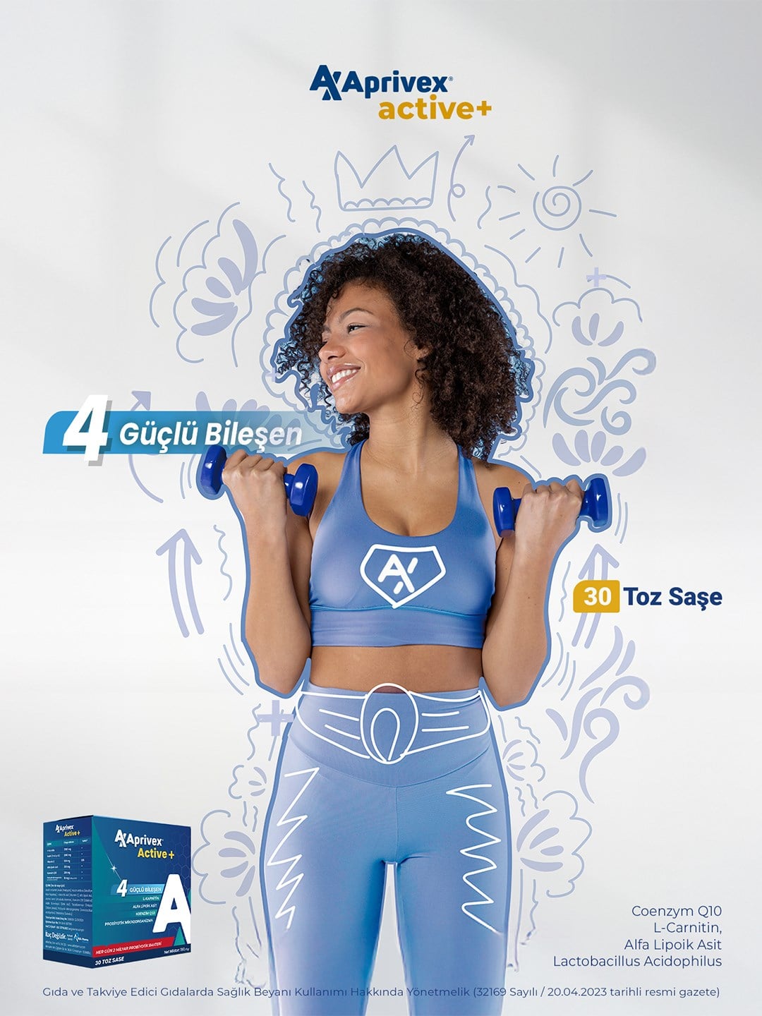 Aprivex Active Plus 4 Güçlü Bileşen