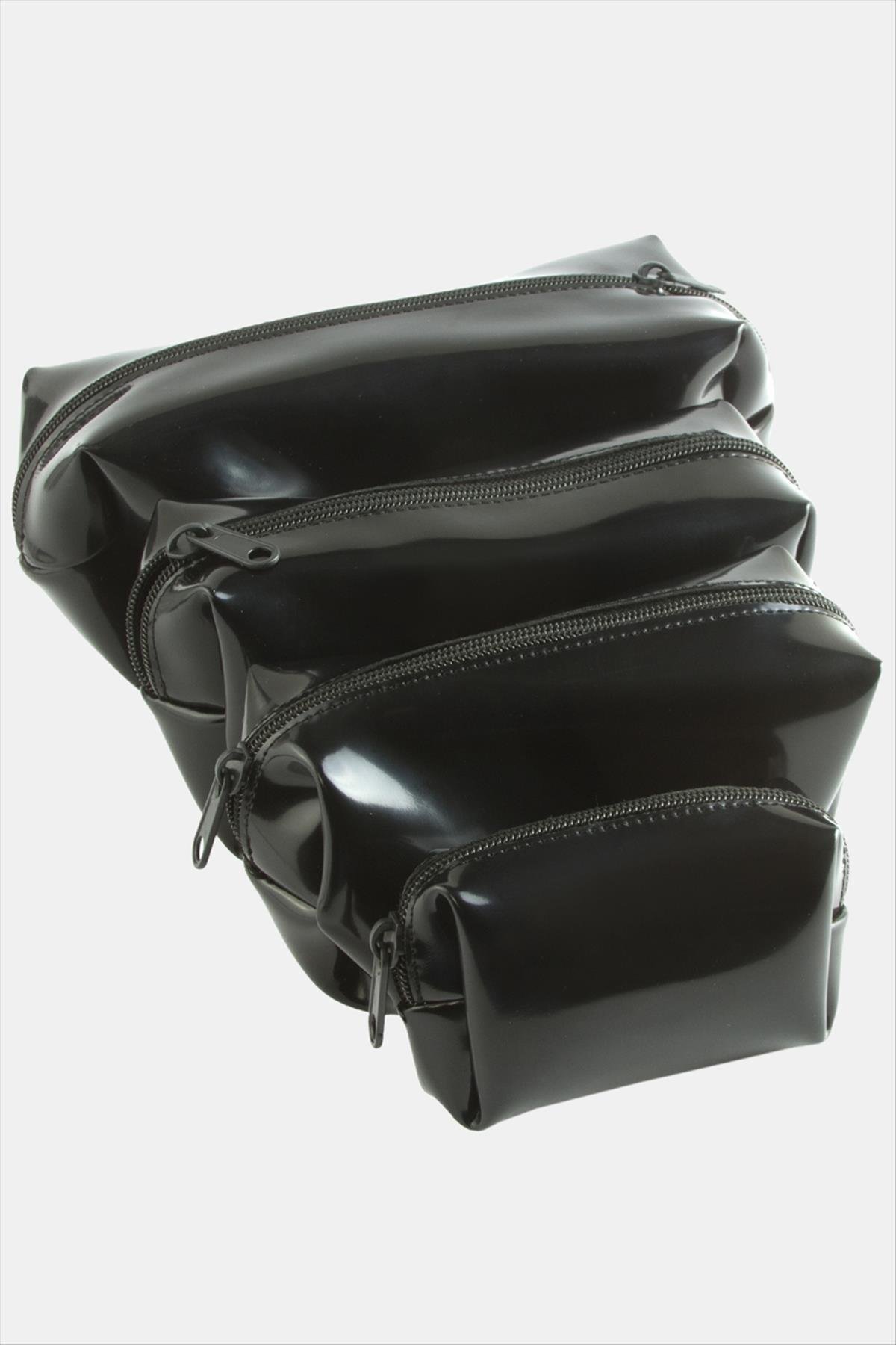 4 Adet El Tutmalı Makyaj Çantası