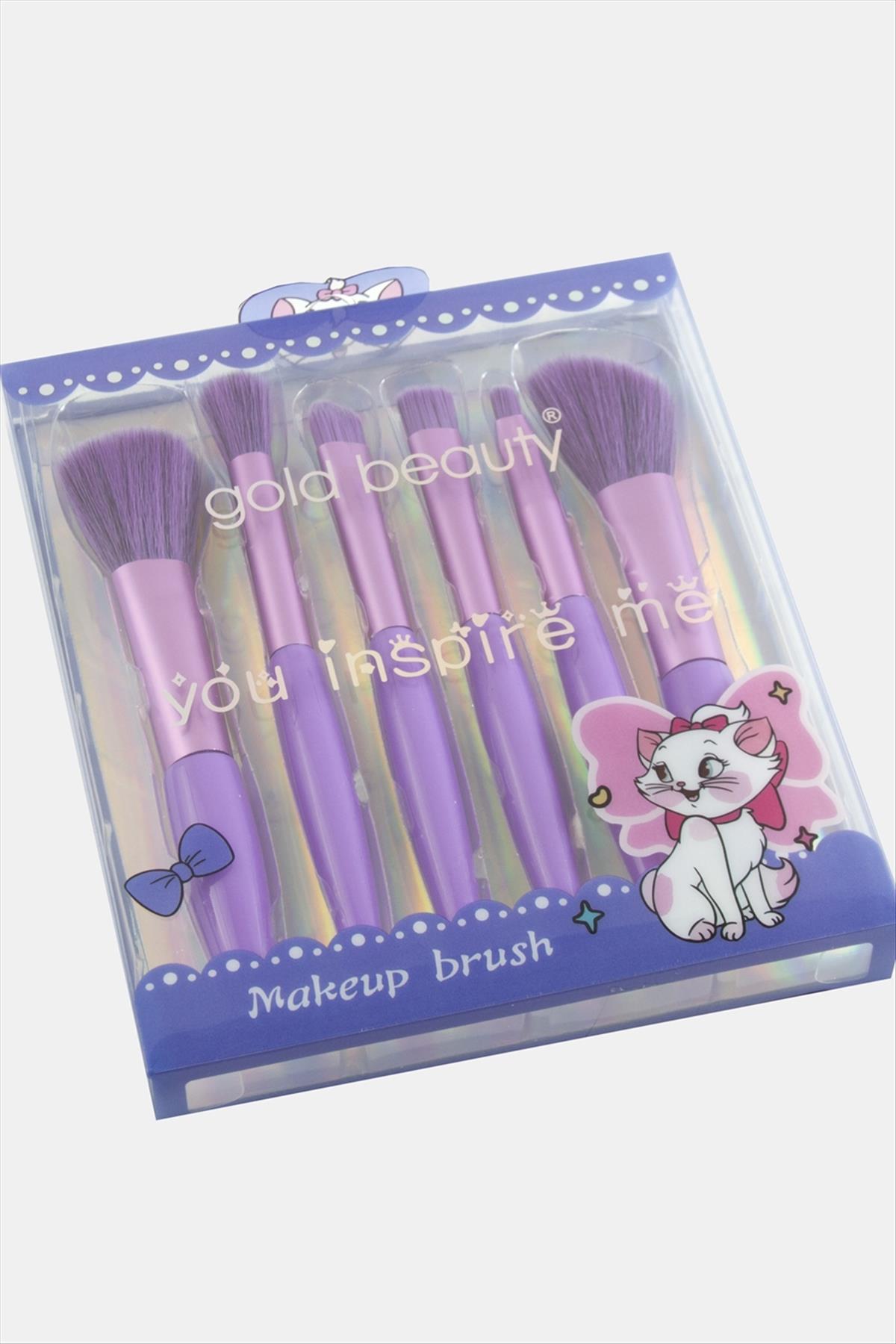 6 Adet Makyaj Fırça Seti