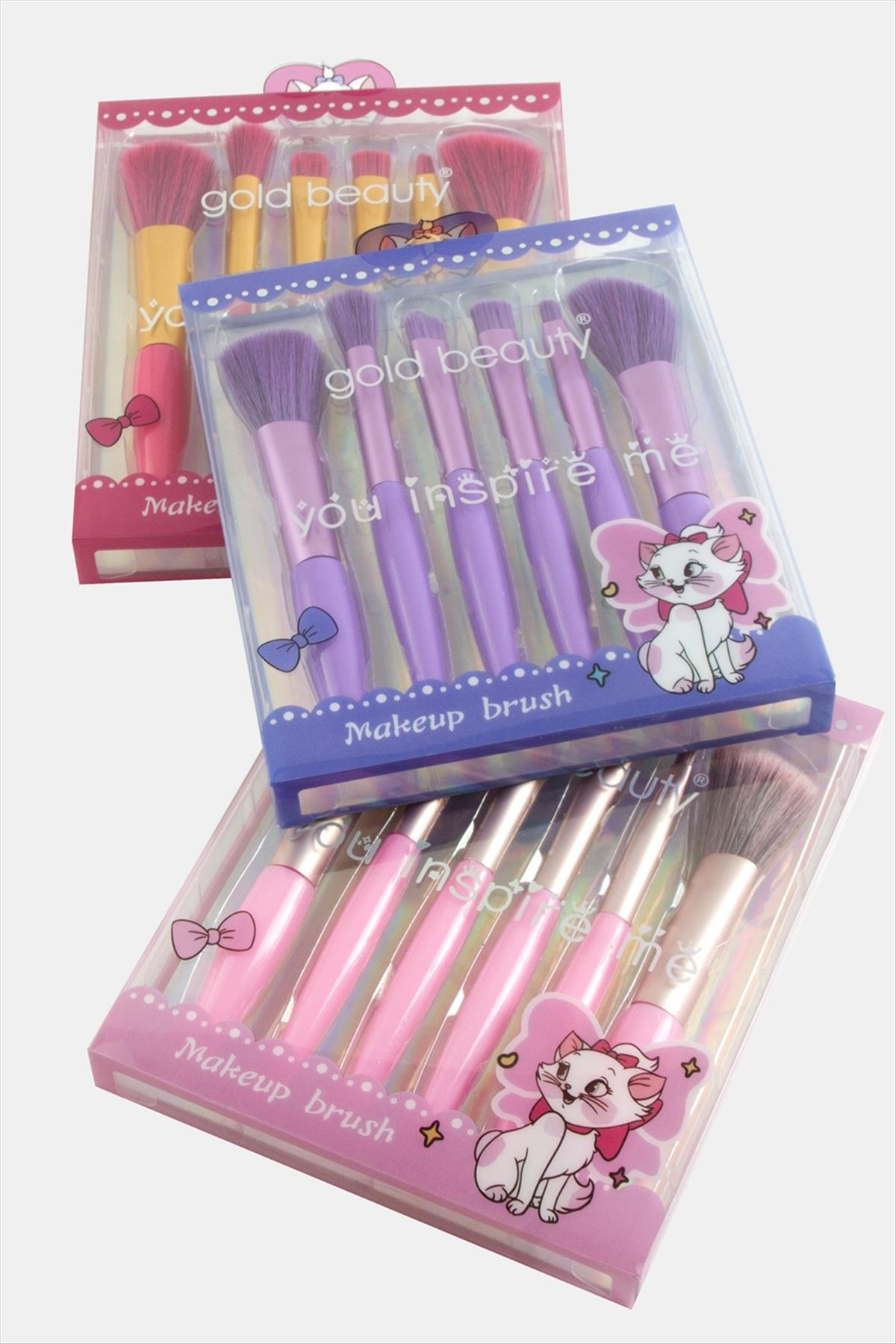 6 Adet Makyaj Fırça Seti