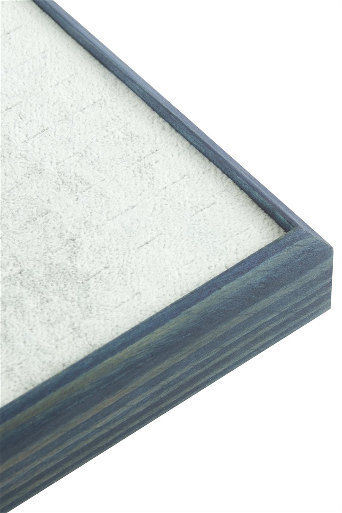 Ahşap Anfora Kumaş Piercing Küpelik 18*24 cm