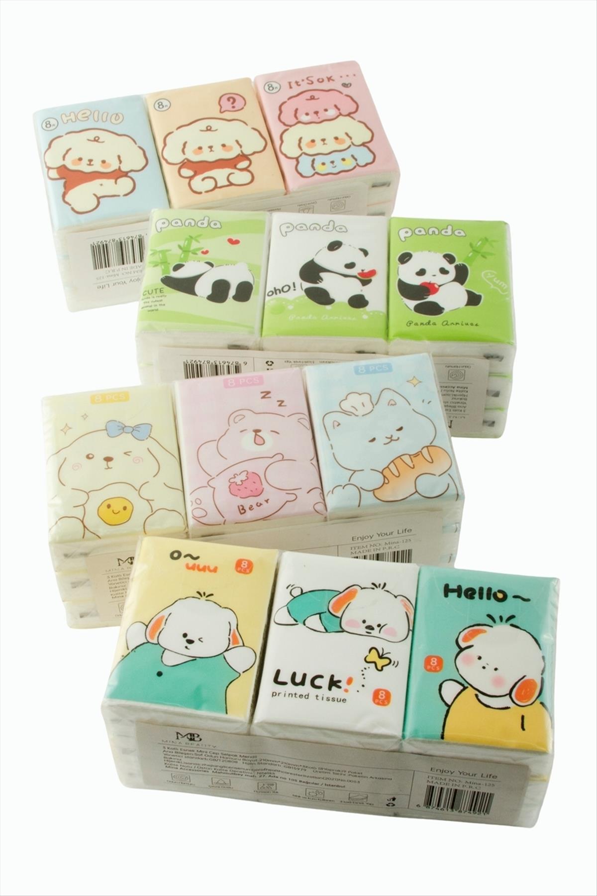 Hello Ayıcık Mina Selpak Mendil 9 Paket