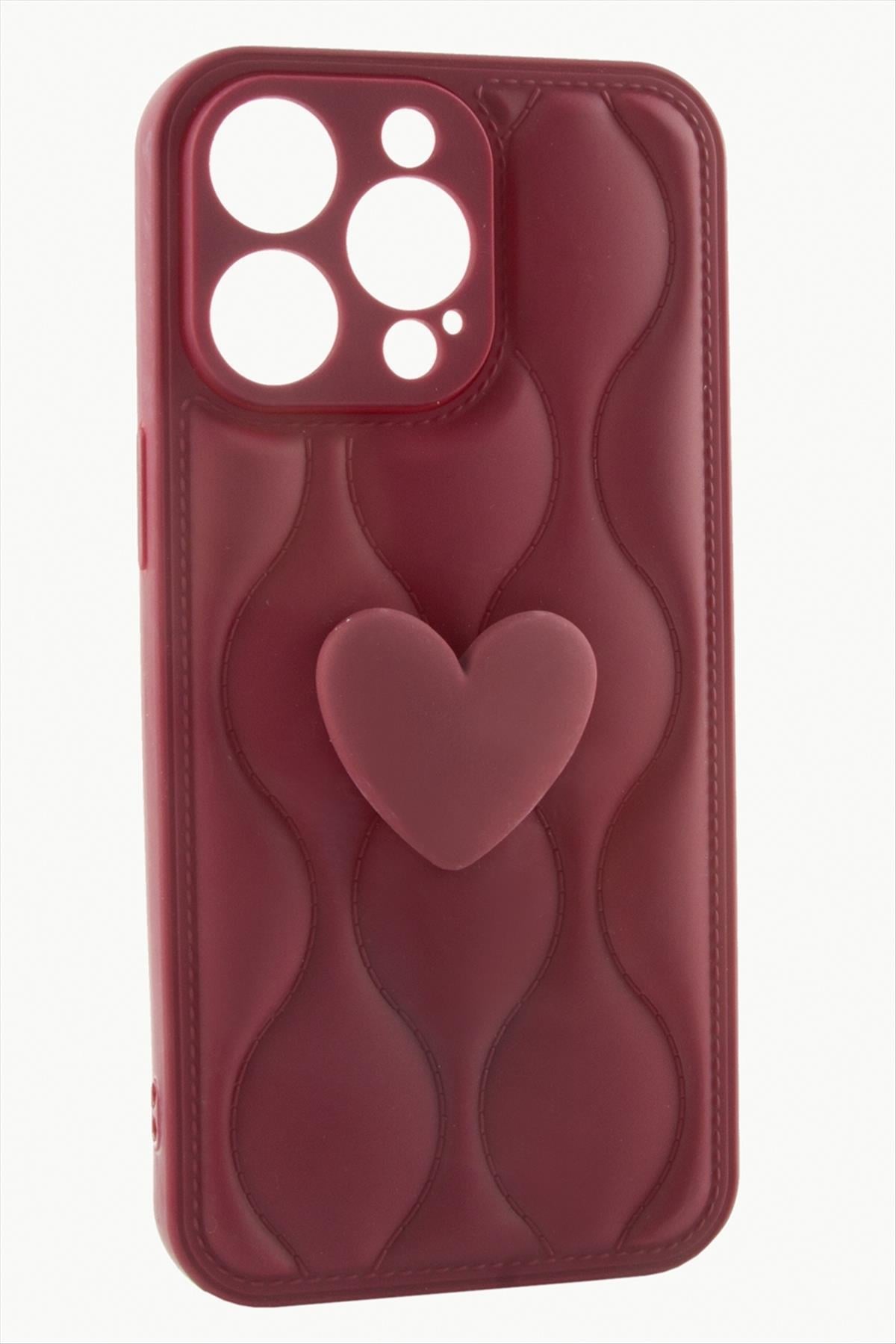 iPhone 15 Pro Max Kalpli Lüx Silikon Kılıf