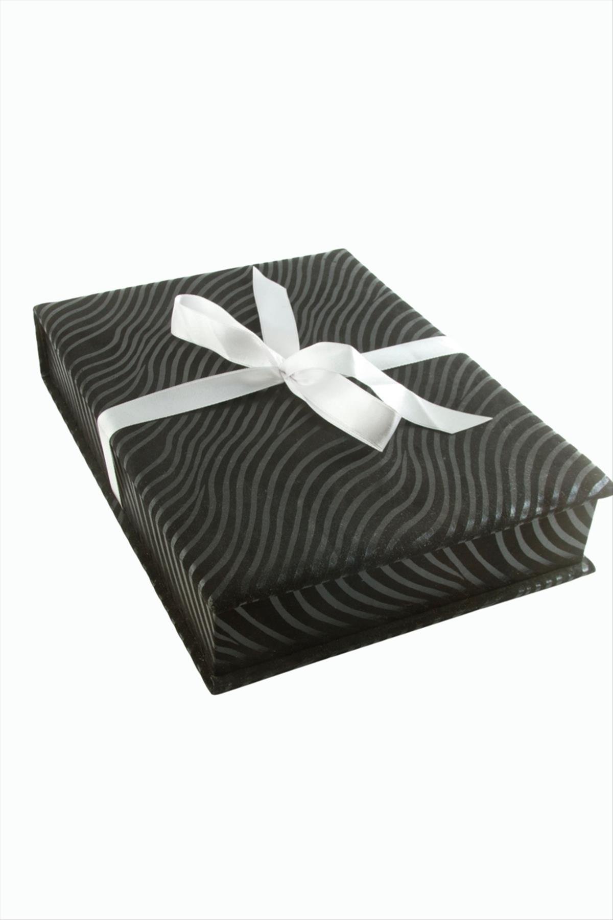 Kadife Lüx Set Kolye Kutusu Büyük Boy