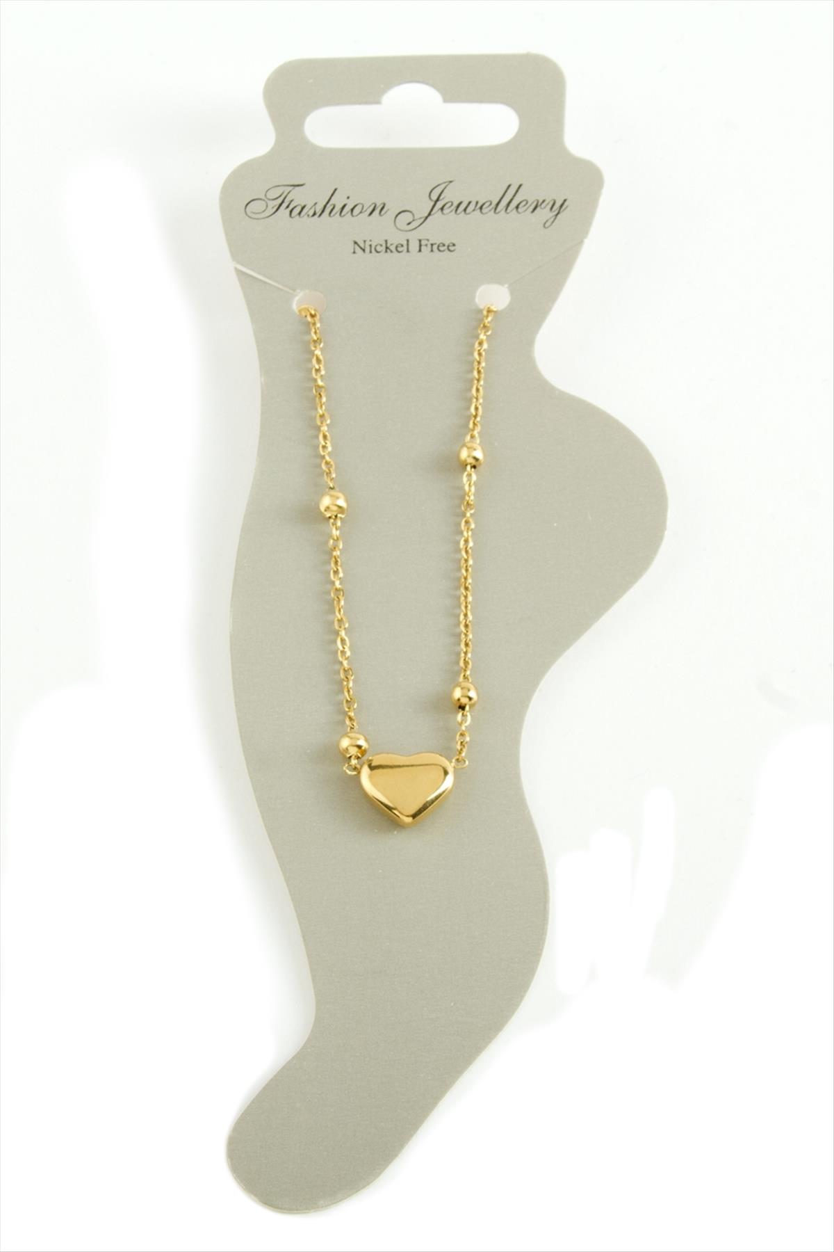 Kalp Lüks Çelik Halhal