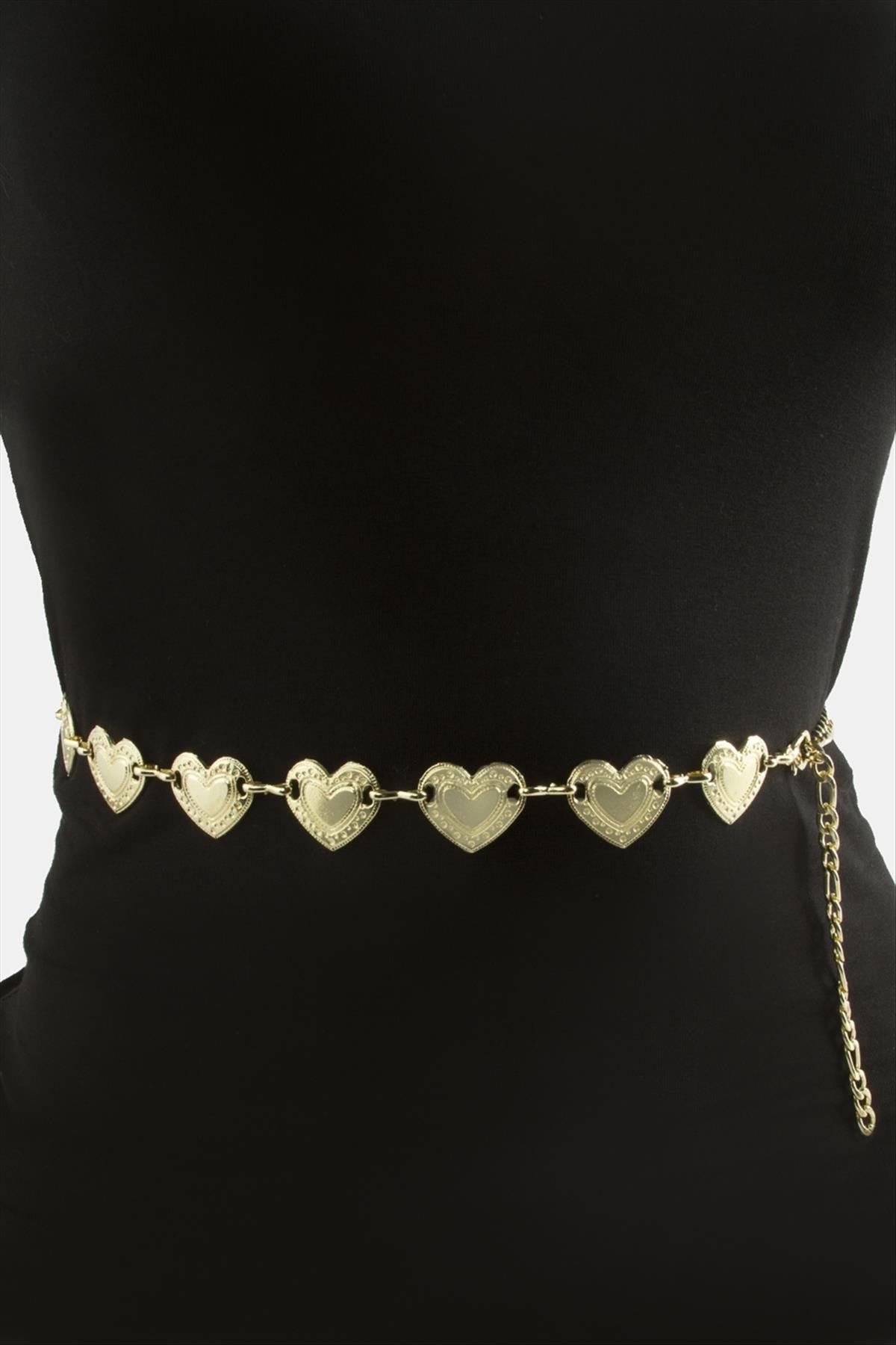 Kalp Metal Zincir Kemer